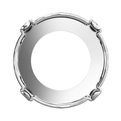 1695/S 14 mm Rhodium 3PH2OH - 36 pcs