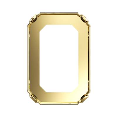 4627/S 37 x 25,5 mm Gold 3PH2O3 - 12 pcs