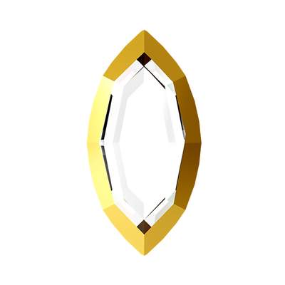 2200/I 8 x 4 mm Crystal Dorado Z M HF - 360 pcs