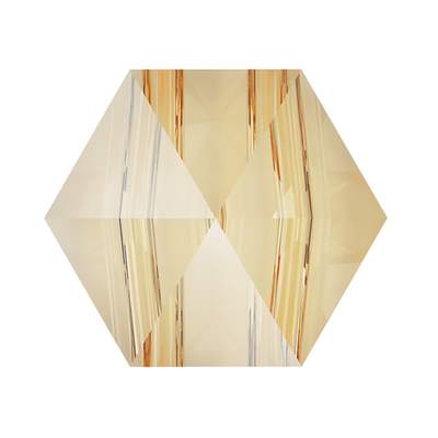 5060 7,5 mm Crystal Golden Shadow - 144 pcs