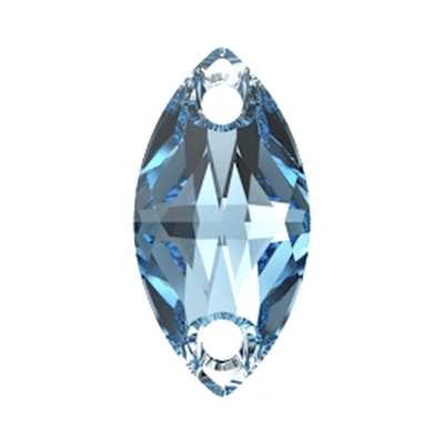 3223 12 x 6 mm Aquamarine F - 48 pcs