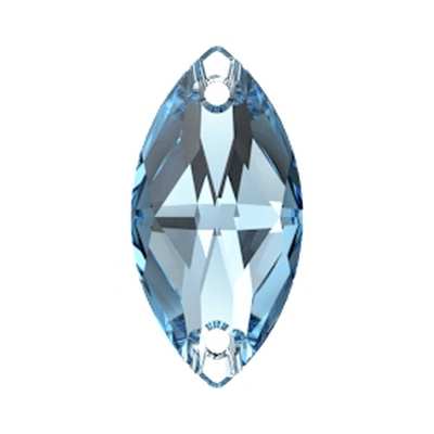 3223 18 x 9 mm Aquamarine F - 36 pcs