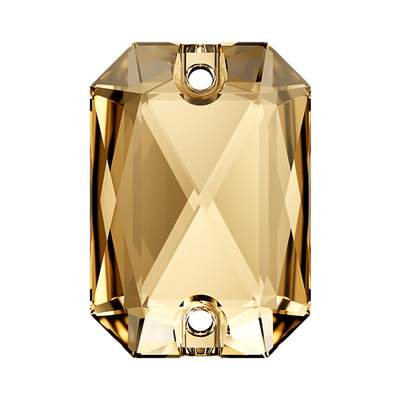 3252 28 x 20 mm Crystal Golden Shadow F - 10 pcs