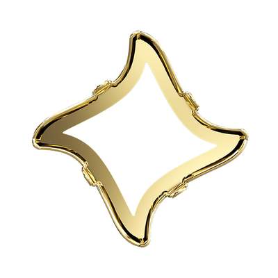 4485/S 10,5 mm Gold 3PH2O3 - 96 pcs