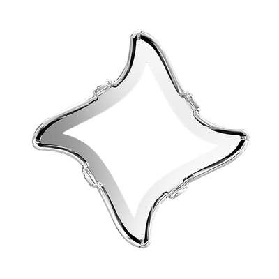 4485/S 17 mm Rhodium 3PH2OH - 24 pcs