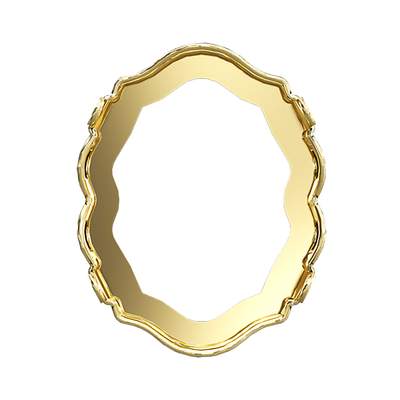 4142/S 14 x 11 mm Gold 3PH2O3 - 36 pcs