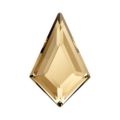 2771 6,4 x 4,2 mm Crystal Golden Shadow M HF - 288 pcs