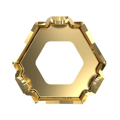 4699/S 6 x 6,9 mm Gold 3PH2O3 - 144 pcs