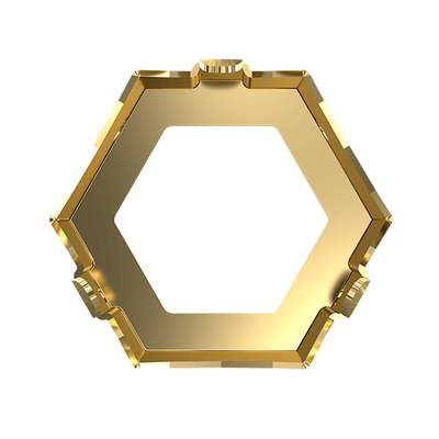 4699/S 14 x 16 mm Gold 3PH2O3 - 24 pcs