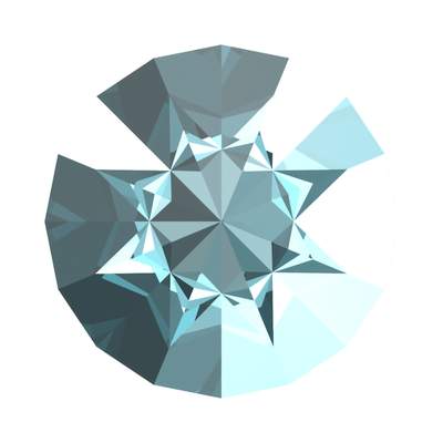 1185 1 mm Aquamarine - 1440 pcs