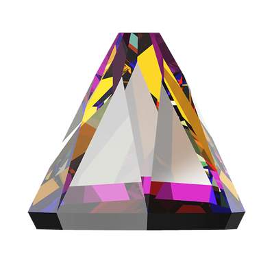 2019 4 x 4 mm Crystal Volcano F - 144 pcs