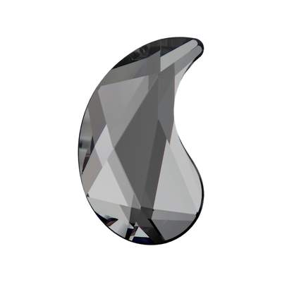 2364 10 x 6 mm Crystal Silver Night Unfoiled - 144 pcs