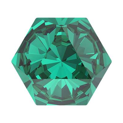 4699 14 x 16 mm Emerald F - 24 pcs