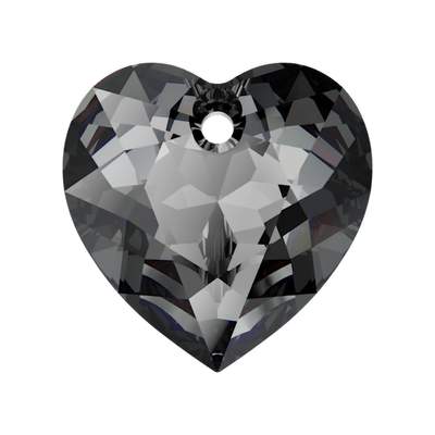 6432 14,5 mm Crystal Silver Night - 24 pcs