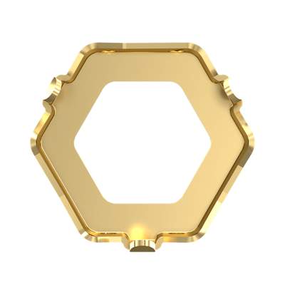 4683/S 10 x 11,2 mm Gold 3PH2O3 - 96 pcs