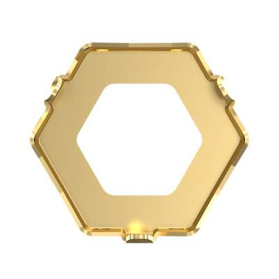4683/S 14 x 15,8 mm Gold 3PH2O3 - 24 pcs