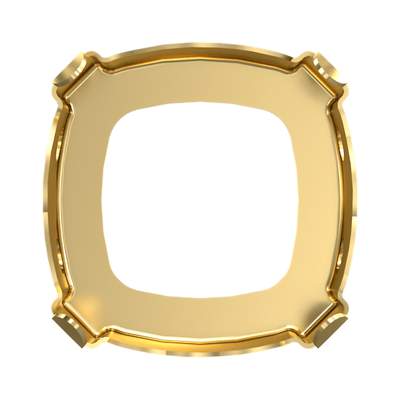 4483/S 10 mm Gold 3PH2O3 - 96 pcs