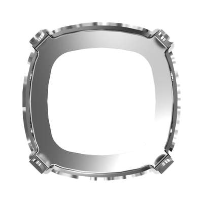 4483/S 12 mm Rhodium 3PH2OH - 48 pcs