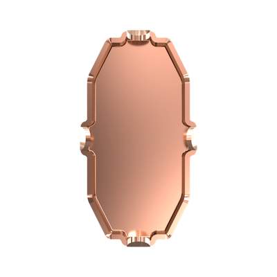 4595/S 12 x 6 mm Brass 3P00CZ - 72 pcs