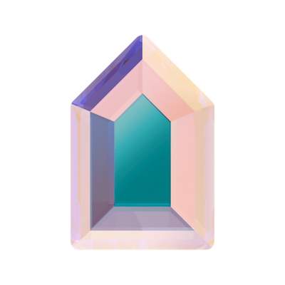 2774 12,5 x 8,4 mm Crystal AB F - 96 pcs