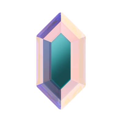 2776 11 x 5,6 mm Crystal AB M HF - 72 pcs