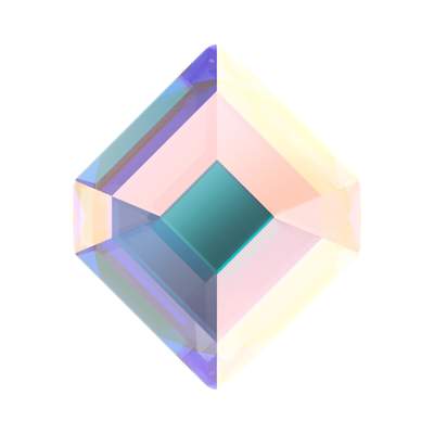 2777 5 x 4,2 mm Crystal AB F - 288 pcs