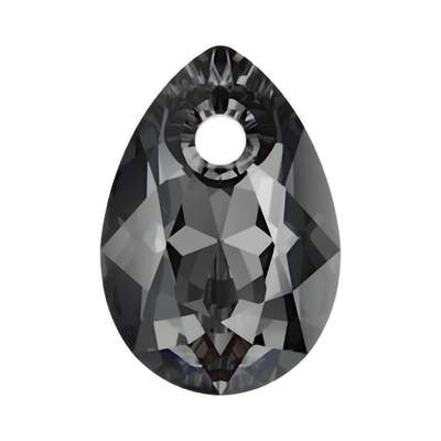 6433 9 mm Crystal Silver Night - 72 pcs