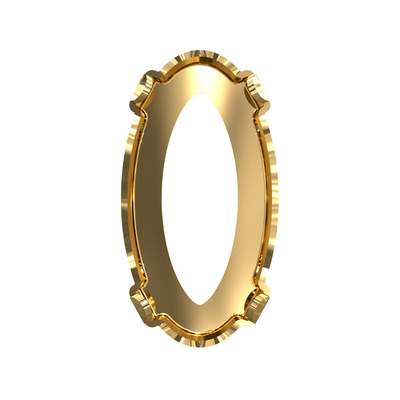 4162/S 14 x 7,5 mm Gold 3PH2O3 - 72 pcs