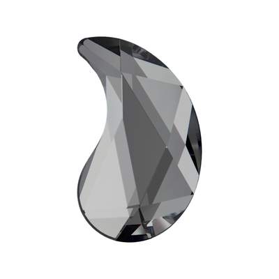 2365 6 x 3,7 mm Crystal Silver Night Unfoiled - 288 pcs
