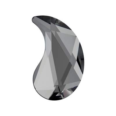 2365 14 x 8,5 mm Crystal Silver Night Unfoiled - 72 pcs