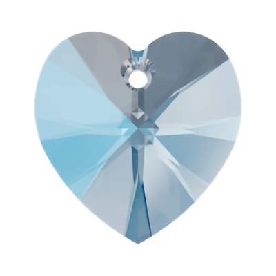 6228 18 x 17,5 mm Aquamarine Shimmer - 72 pcs
