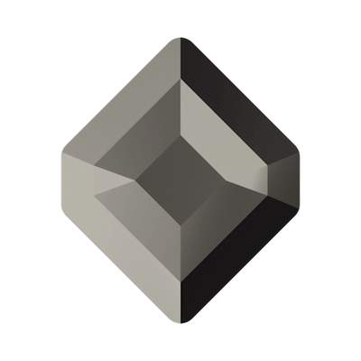 2777 6,7 x 5,6 mm Jet Hematite Unfoiled - 144 pcs