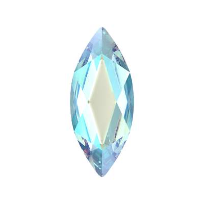 2201 14 x 6 mm Aquamarine Shimmer F - 72 pcs