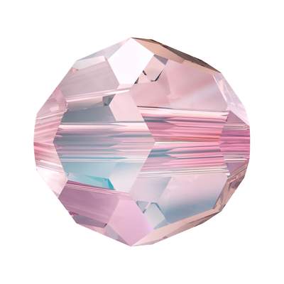 5000 6 mm Light Rose Shimmer - 360 pcs
