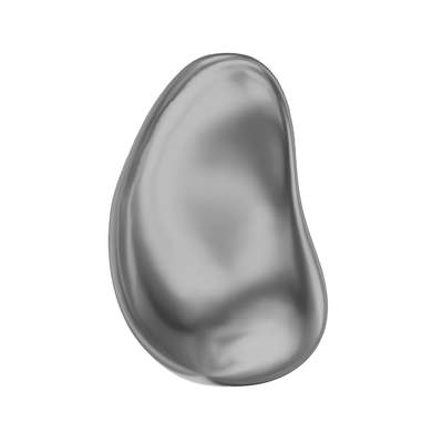 5843 12 mm Crystal Dark Grey Pearl - 250 pcs