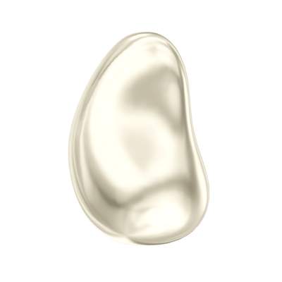 5843 16 mm Crystal Cream Pearl - 100 pcs