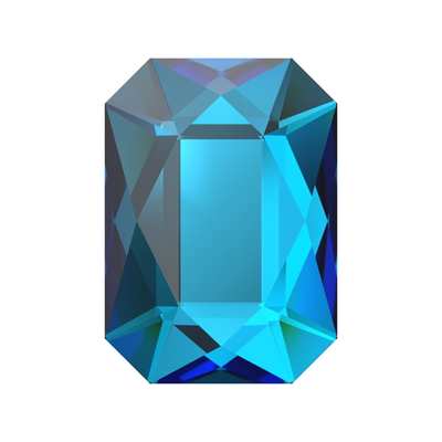 2602 14 x 10 mm Crystal Bermuda Blue F - 72 pcs