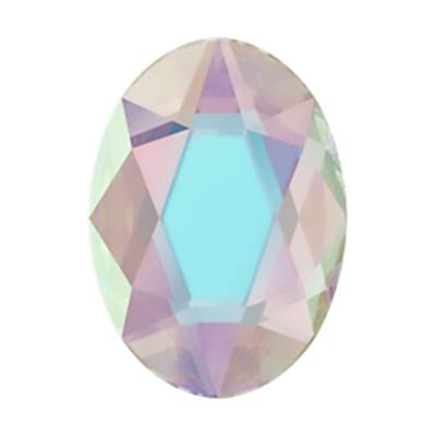2603 8 x 6 mm Crystal AB M HF - 144 pcs