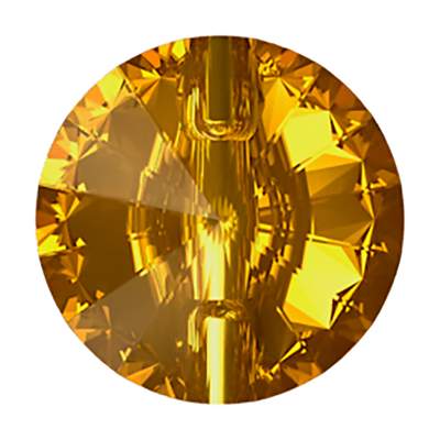 3015 12 mm Golden Topaz F - 48 pcs