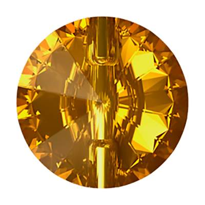 3015 14 mm Golden Topaz F - 36 pcs