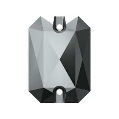 3252 28 x 20 mm Jet Hematite - 10 pcs