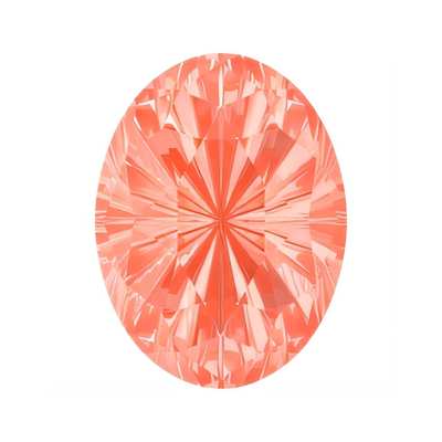 4160 8 x 6 mm Crystal Orange Ignite - 90 pcs