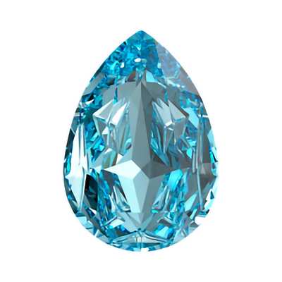 4390 10 x 7 mm Aquamarine F - 144 pcs
