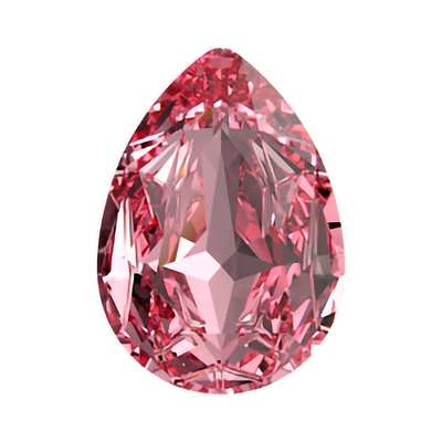 4390 14 x 10 mm Light Rose F - 144 pcs