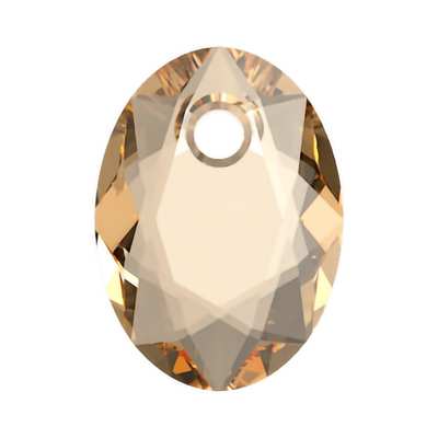 6438 9 mm Crystal Golden Shadow - 72 pcs