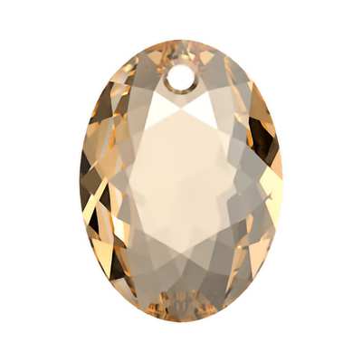 6438 16 mm Crystal Golden Shadow - 36 pcs
