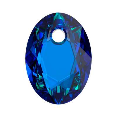 6438 9 mm Crystal Bermuda Blue P - 72 pcs