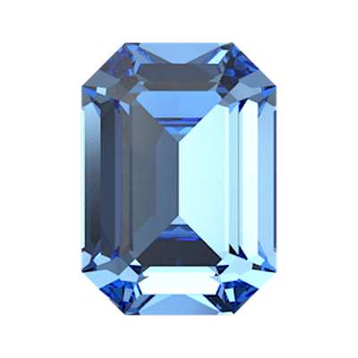 4610 14 x 10 mm Recreated Ice Blue F - 144 pcs