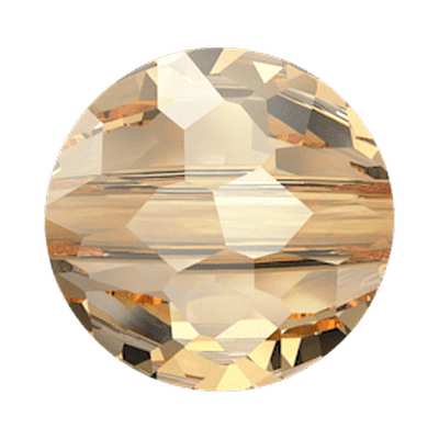 5034 6 mm Crystal Golden Shadow - 288 pcs