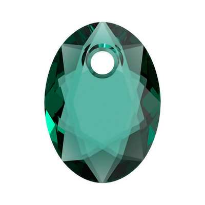 6438 9 mm Emerald - 72 pcs